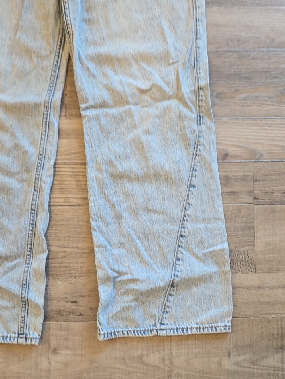 abercrombie kids Light Blue Low Rise Baggy Girls Jeans - So Soft! - Picture 3 of 5